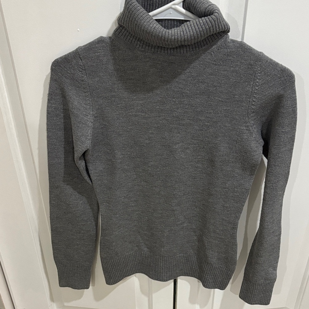 French Connection Charcoal Turtleneck Sweater